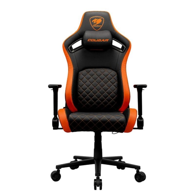 Cougar Silla COUGAR Gaming CGR-DFL 120 kg Asiento acolchado tapizado Respaldo tapizado Negro Metal