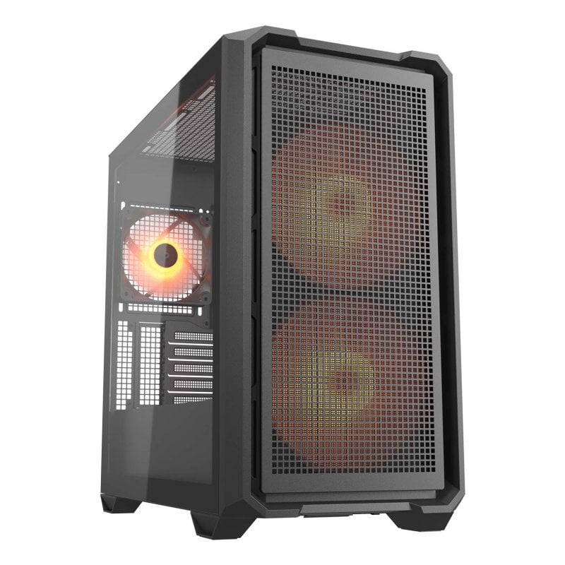 Cougar Tour de jeu Cougar MX600 MINI Black, Mini Tour, micro ATX, 2x160mm ARGB, USB-C