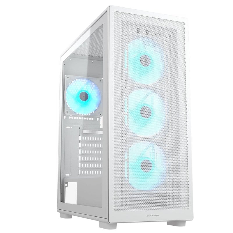 Cougar Tour Cougar MX220 RGB blanche, 4 ventilateurs ATX Micro ATX Mini-ITX, éclairage RGB
