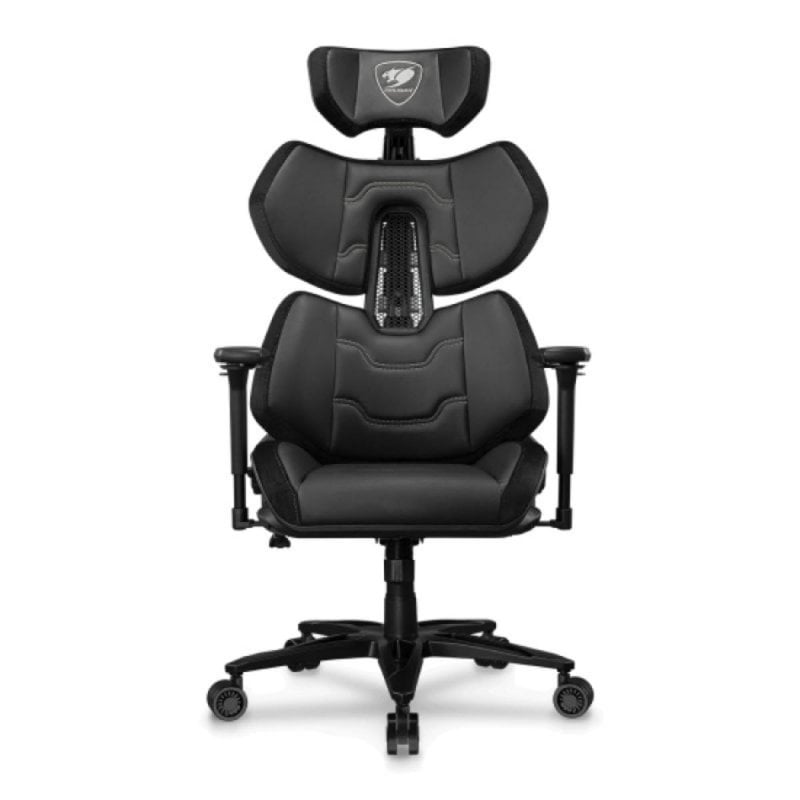 Cougar Chaise gaming COUGAR Terminator Elite 135 kg dossier inclinable 4D accoudoirs noirs Silver