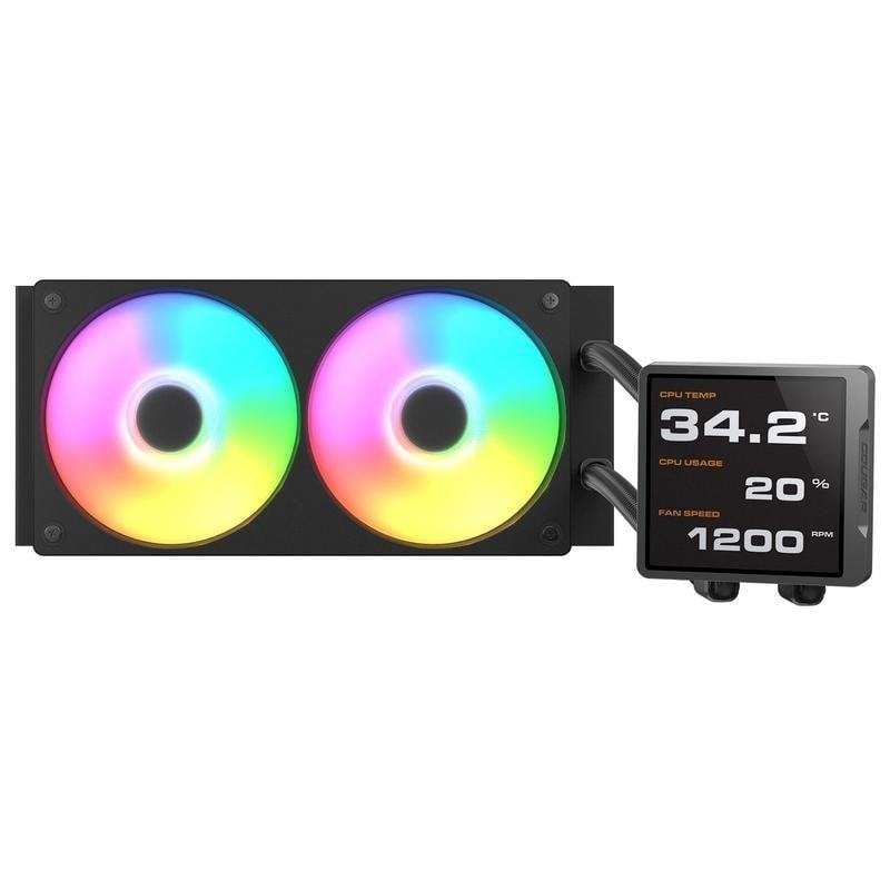 Cougar Refrigeración Líquida Cougar CGR-PSDVPRGB-B-240 240mm 2 Ventilateurs RGB