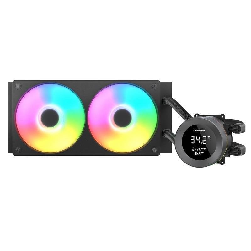 Cougar Refrigeración Líquida Cougar CGR-PSDVARGB-B-240 240mm 2 Ventiladores RGB