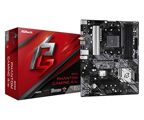 Asrock B550 Phantom Gaming 4 AC AMD B550 Emplacement AM4 ATX