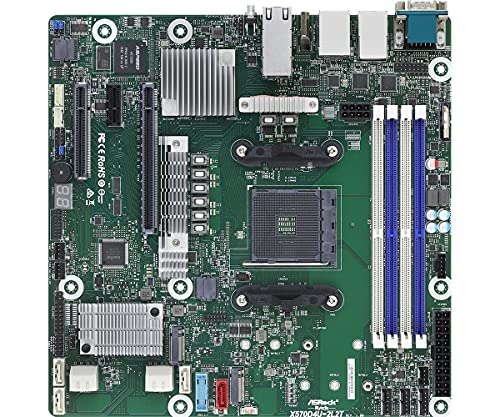 ASRock X570D4U-2L2T Carte mère AMD X570 PGA 1331 Micro ATX Noir