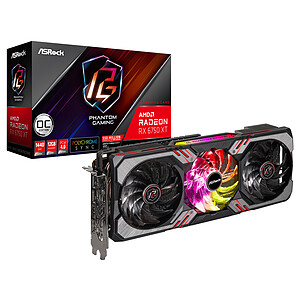 ASRock AMD Radeon RX 6750 XT Phantom Gaming D 12GB OC
