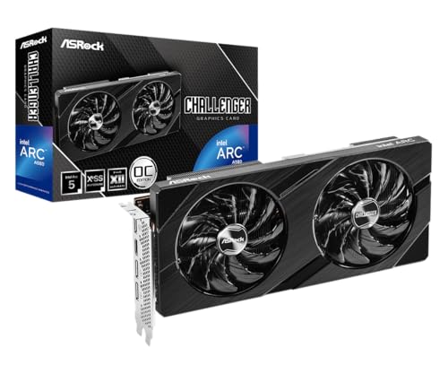 ASRock Intel Arc A580 A580 Carte Graphique A580 CL 8GO, revendeur autorisé Domestique, Intel Arc A580, Challenger 8 Go OC