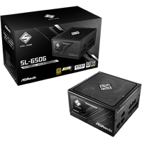 ASRock ATX 650W - 80 Gold - Steel Legend SL-650G Noir