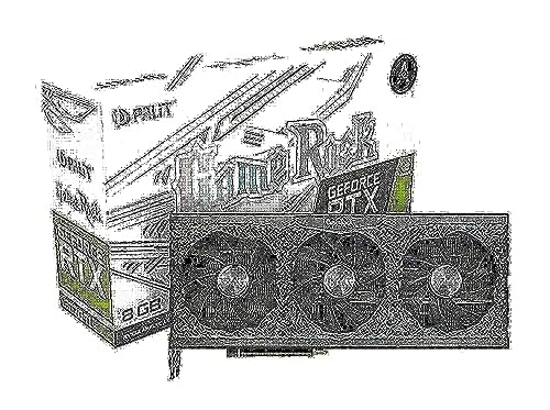 Palit Microsystems, RTX3070Ti GAMEROCK 8 Go Carte Graphique Taille Unique Noir