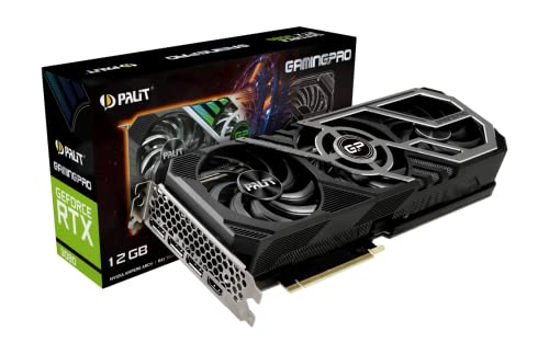 Palit Microsystems, Inc. Carte Graphique Nvidia GeForce RTX 3080 GamingPro LHR 12Go Noir