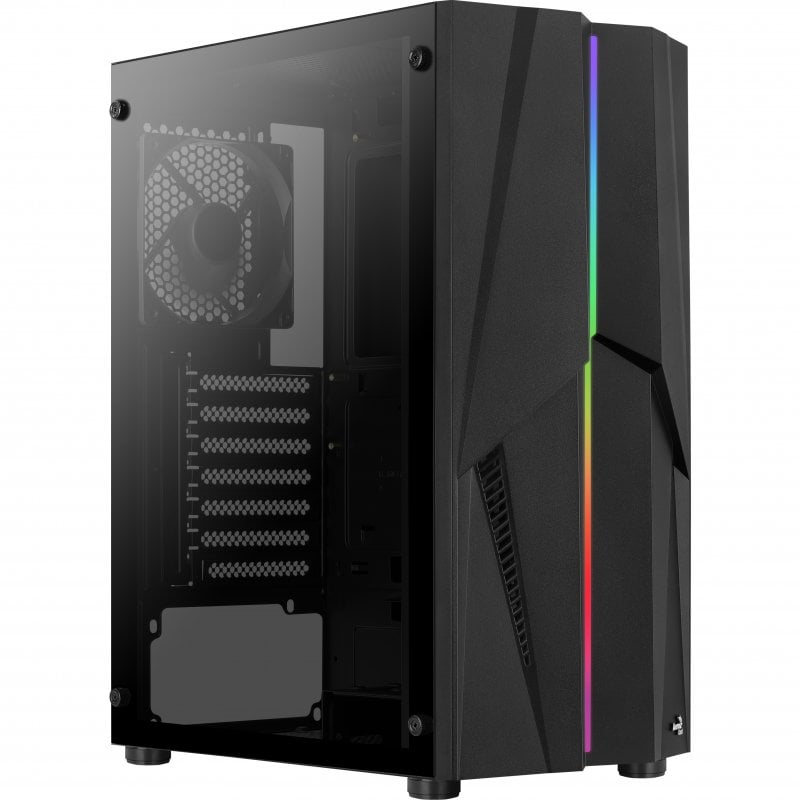 AeroCool Aerocool Mèche en Verre Trempé USB 3.1 RGB Black
