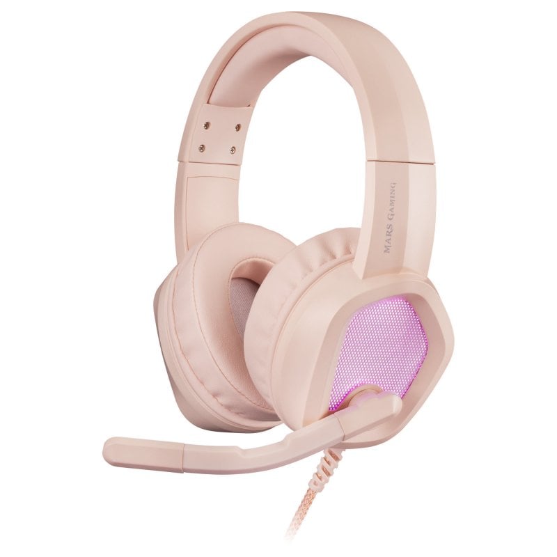 mars-gaming Mars Gaming MH320P Casque Gaming RVB Rose