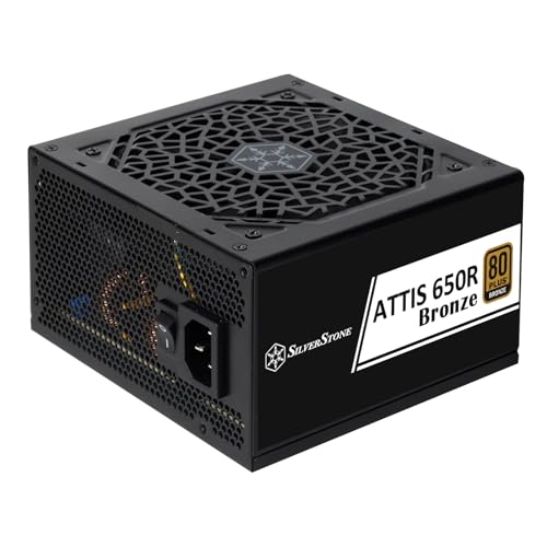 Silverstone Technology Alimentation électrique ATX 80 Plus Bronze 650W ATX 3,1, SST-AT650R-BF