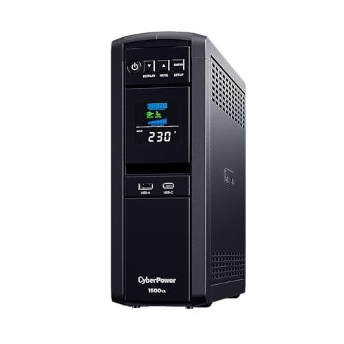 cyberpower Interactive Line UPS CP1600EPFCLCD 1600VA-1000W 6 sorties format tour