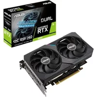 ASUS DUAL NVIDIA GeForce RTX 3060 V2 OC 12GB GDDR6 a�� Carte Graphique Gaming PCIe 4 0 12GB HDMI 2 1 DisplayPort 1 4a 2 slot ventilateurs axiaux 0dB technologie
