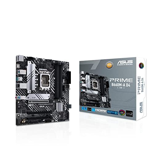 ASUS Prime B660M-A D4-CSM (Socket 1700 B660 DDR4 S-ATA 6 Go s Micro ATX)