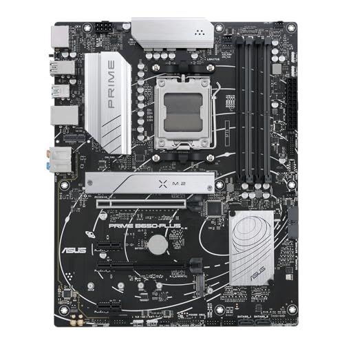 ASUS PRIME B650 PLUS CSM a Carte mere PRO AMD ATX DDR5 PCIe 5 0 M 2 Ethernet 2 5Gb Realtek DisplayPort HDMI SATA 6 Gbps USB 3 2 Gen 2 Type C USB4 Support Aura Sync RGB