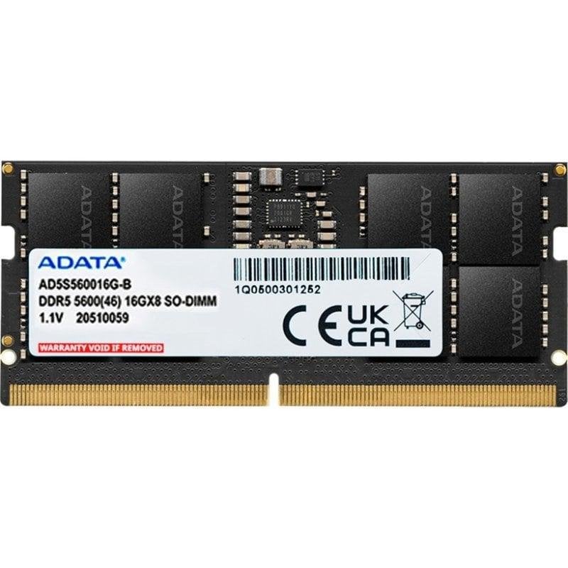 ADATA Mémoire RAM Adata AD5S560016G-S 16Go 1x16Go DDR5 5600MHz CL46 SO-DIMM ECC