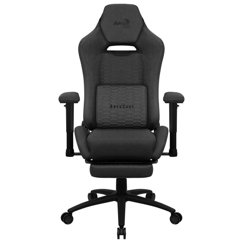 AeroCool Aerocool Royal AeroWeave Chaise de jeu avec repose-pieds Black