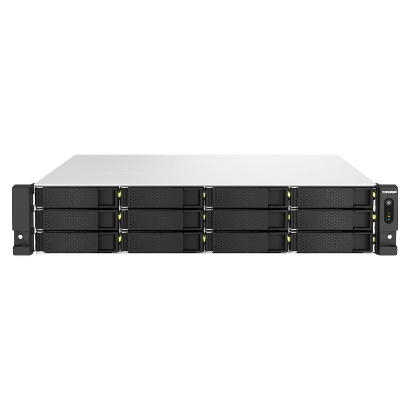QNAP Nas Qnap Ts-h1887xu-rp-e2336-32g 18 baies 2u Xeon E-2236 32 Go de RAM Stockage réseau fiable et évolutif pour les entreprises, avec sauvegarde en temps réel, 10 Go et virtualisation.
