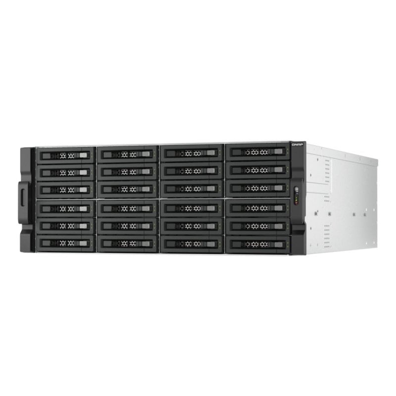 QNAP Caja PC QNAP TL-R2400PES-RP Rack 4U Acier Black Grey Hot-swap