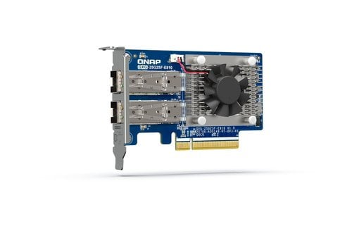 QNAP Tarjeta de Red QNAP QXG-25G2SF-E810 PCI Express 25 Gbit s Fibre SFP28 Low Profile