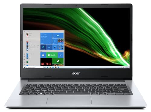 Acer Aspire 3 A314-35-P6EC Ordinateur Portable 14'' FHD, PC Portable (Intel Pentium Silver N6000, RAM 8 Go, SSD 128 Go, Intel UHD Graphics, Windows 11) - Clavier AZERTY (Français), Laptop Gris