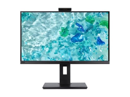Acer Vero B278Kbemiqprcuzx 27' UHD ZeroFrame Monitor mit 5MP Webcam INKL. IR-Sensor AI-Mikrofon