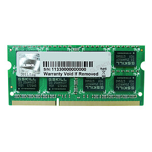 G Skill SO-DIMM 4 Go DDR3 1600 MHz CL9
