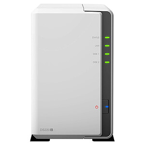 Synology DiskStation DS220j NAS Mini Tower Ethernet LAN White RTD1296