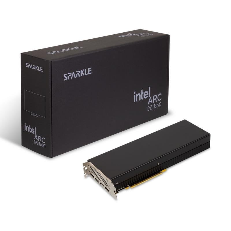 Sparkle Carte Graphique Sparkle Intel Arc Pro B60 24GB GDDR6 Passive