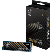 MSI SPATIUM M450 SSD interne 1 To PCIe 4 0 NVMe M 2
