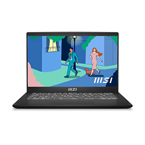 MSI Modern 14 C13M-412XFR Intel Core i7 1355U - 16GB LPDDR4 - SSD 512GB - Intel Iris XE Graphics - 14 Full HD- FreeDos (sans système) - Clavier Azerty retroéclairé