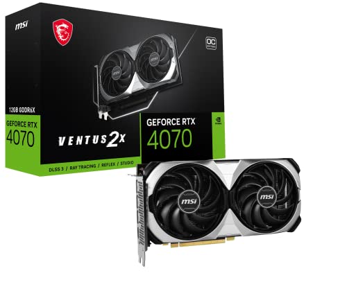 MSI GeForce RTX 4070 VENTUS 2X E 12 Go