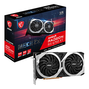 MSI Radeon RX 6750 XT MECH 2X 12G V1
