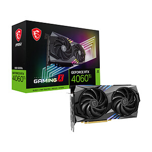 MSI GeForce RTX 4060 Ti GAMING X 8 Go
