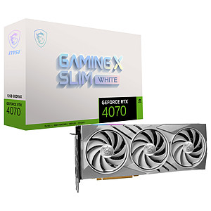 MSI RTX 4070 GAMING X SLIM WHITE 12G
