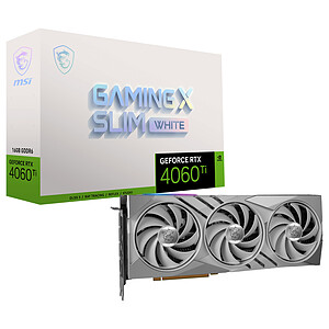 MSI RTX 4060 Ti GAMING X SLIM WHITE 16G
