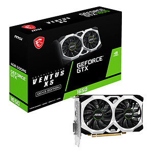 MSI MSI GeForce GTX 1650 D6 VENTUS XS OCV3 4 Go GDDR6