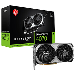 MSI RTX 4070 VENTUS 2X E 12G
