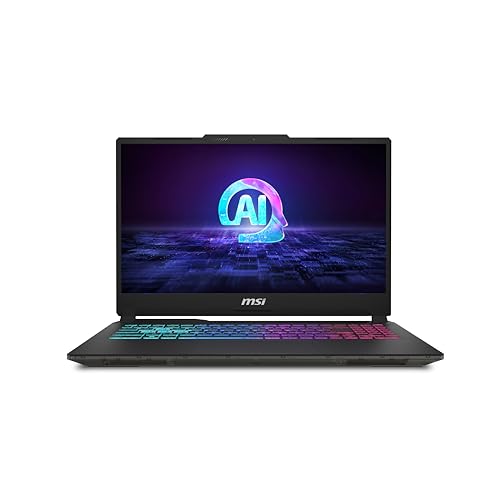 MSI Cyborg 15 AI A1VEK-012FR Intel Core Ultra 7 155H - 16GB DDR5 - SSD 512GB - Nvidia RTX4050 6GB - 15.6' Full HD 144Hz - Windows 11 Famille