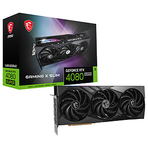 MSI RTX 4080 SUPER 16G GAMING X SLIM
