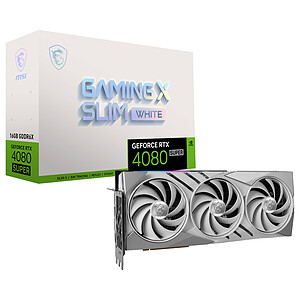 MSI RTX 4080 SUPER 16G GAMING X SLIM WHITE
