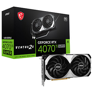 MSI GeForce RTX 4070 TI SUPER 16G VENTUS 2X OC
