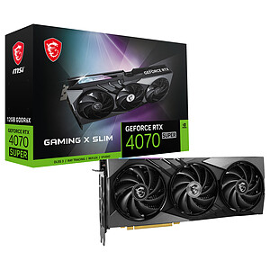 MSI GeForce RTX 4070 SUPER 12G GAMING X SLIM
