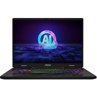 PC portable Msi gaming Pulse 16 16 QHD 240 Hz Intel Core Ultra 7 16 Go RAM 512 Go SSD RTX 4070 TGP 140W  Black
