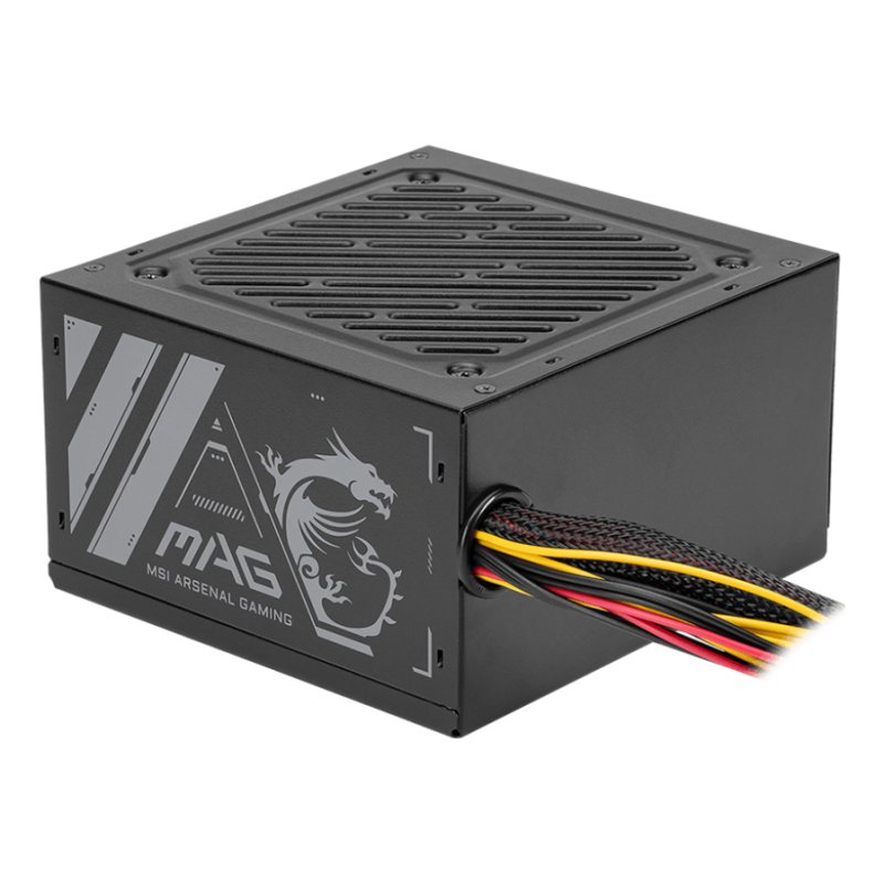 MSI Alimentation certifiée ATX MSI MAG A500N-H 500 W avec refroidissement actif