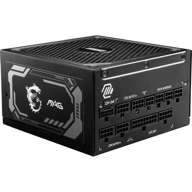 MSI Fuente de Alimentacion MSI 1000W 80 Plus Gold MAG A1000GL Modular ATX 3.1 PCIe 5.1