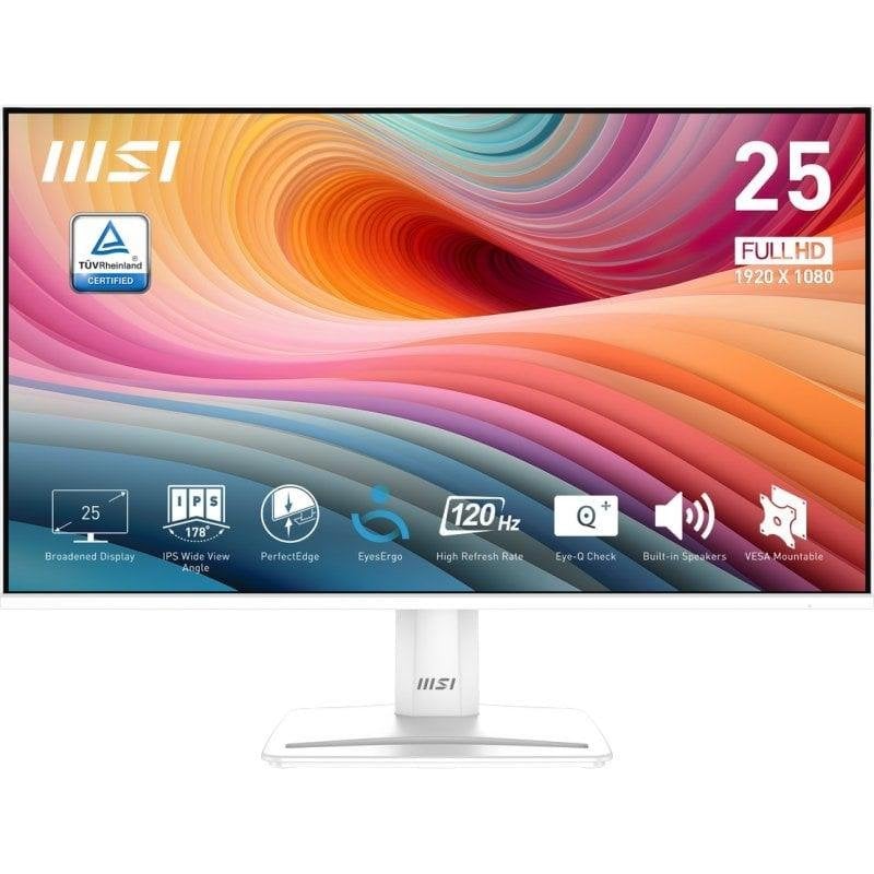 MSI Écran PC MSI PRO MP251W E2 24,5 Full HD 120Hz IPS HDR Haut-parleurs 1ms