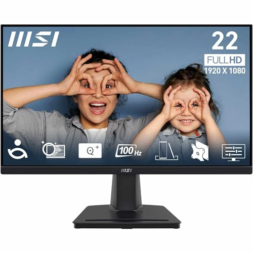 Ecran PC MSI 21 45 FHD 100Hz Dalle VA 1ms MP225V
