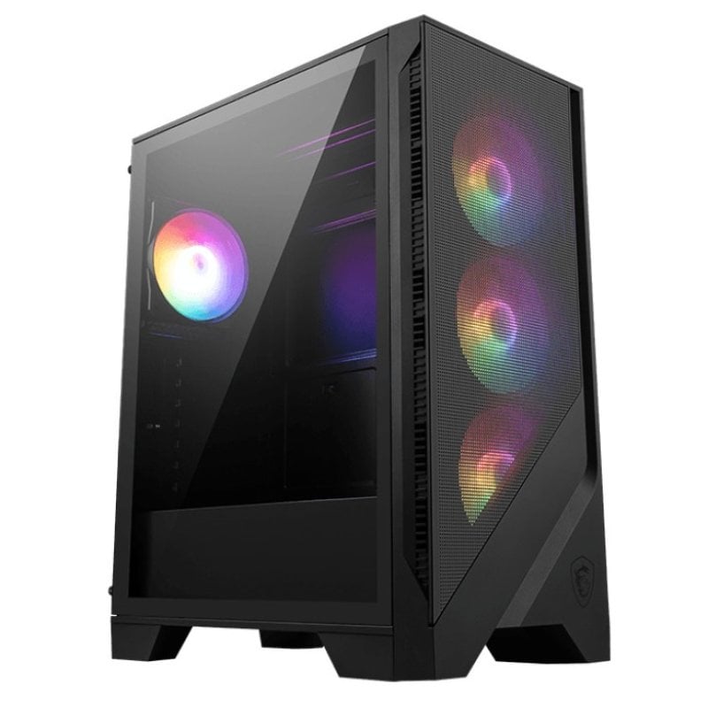MSI MSI MAG FORGE 121A AIRFLOW ARGB Demi-tour ATX Verre trempé USB 3.0 Black